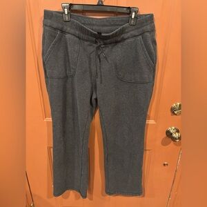 Cozy Dark Heather Gray Drawstring Lounge Pants 90 Degrees brand size XL